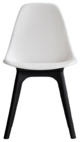 Стул KABINKA.KZ ИМС BIO, 80x53x46.5, белый, черный 1 шт