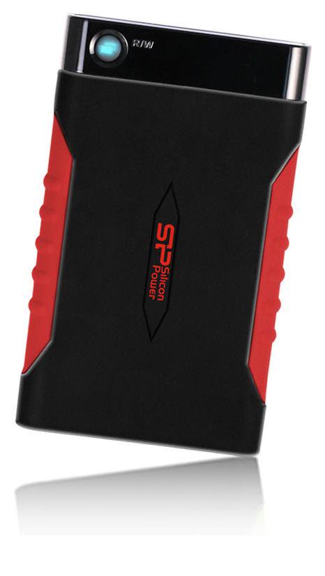 Внешний жесткий диск HDD Silicon Power A15 SP010TBPHDA15S3L 1Tb черно-красный