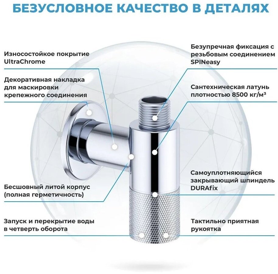 Wellsee набор крепления смесителя универсальный 182146001