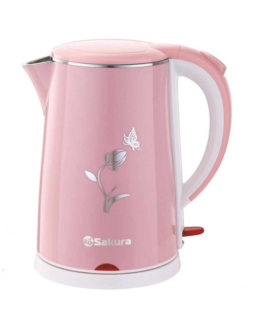 Электрочайник Sakura SA-2159WP 1,8л розовый купить,NaN