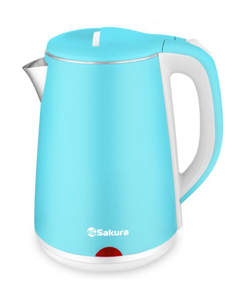 Электрочайник Sakura SA-2150WBL 2,2л бирюзовый купить,NaN