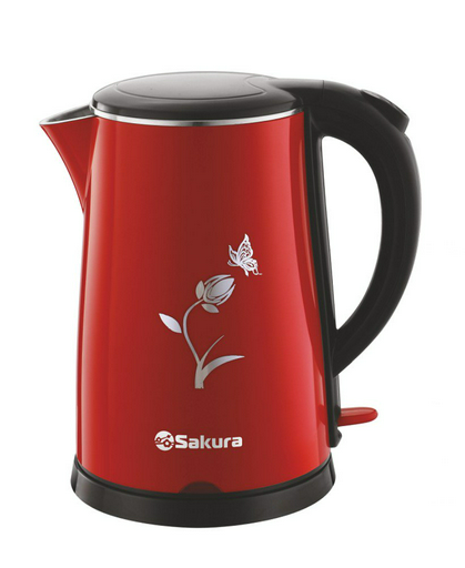 Электрочайник Sakura SA-2159BR 1.8л красный