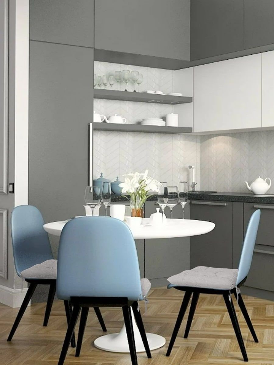 Подушка-сиденье 40x40 см, полиэстер