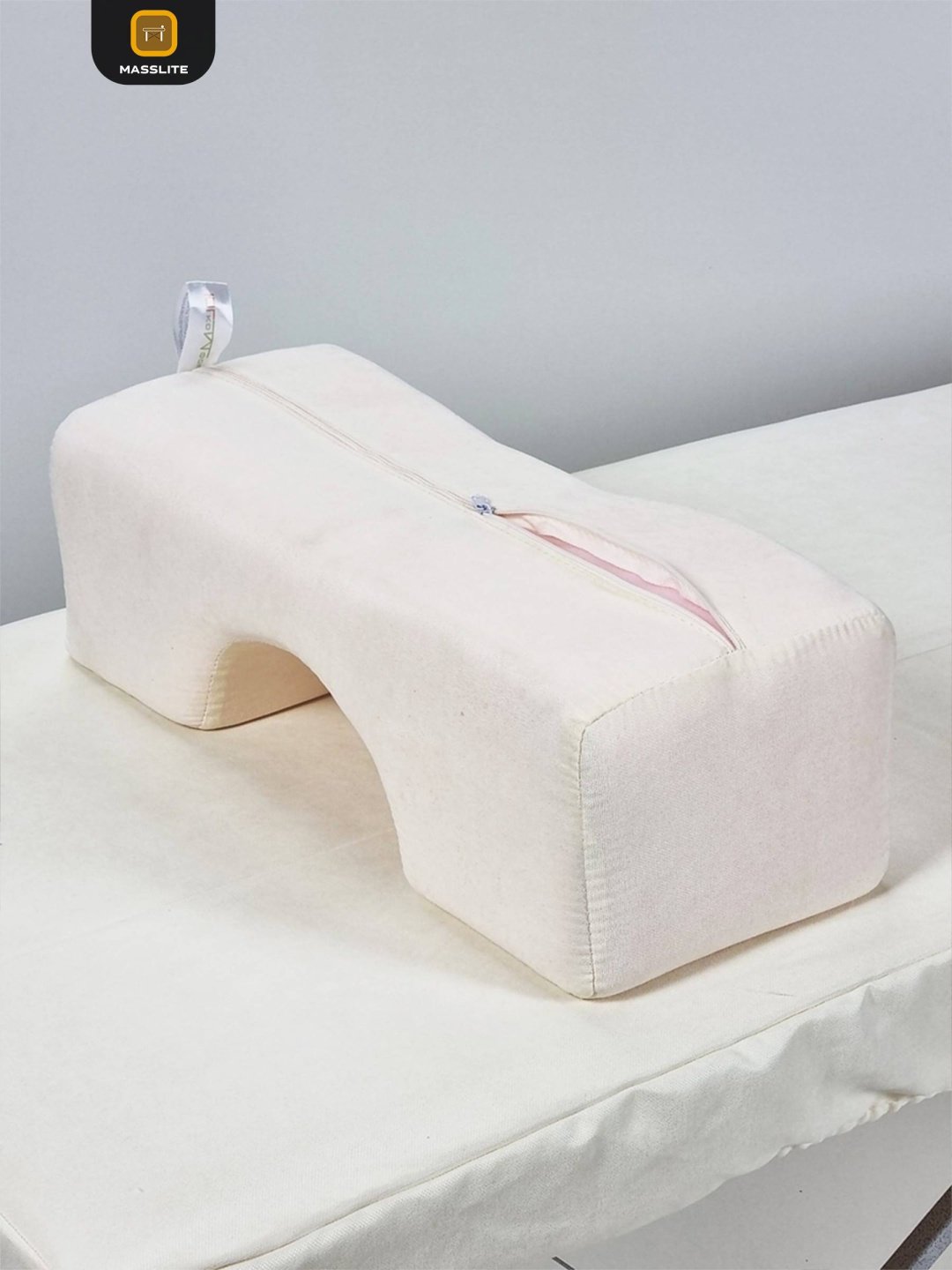 Подушка для шеи MassLite 15x51 см, пенополиуретан купить,NaN