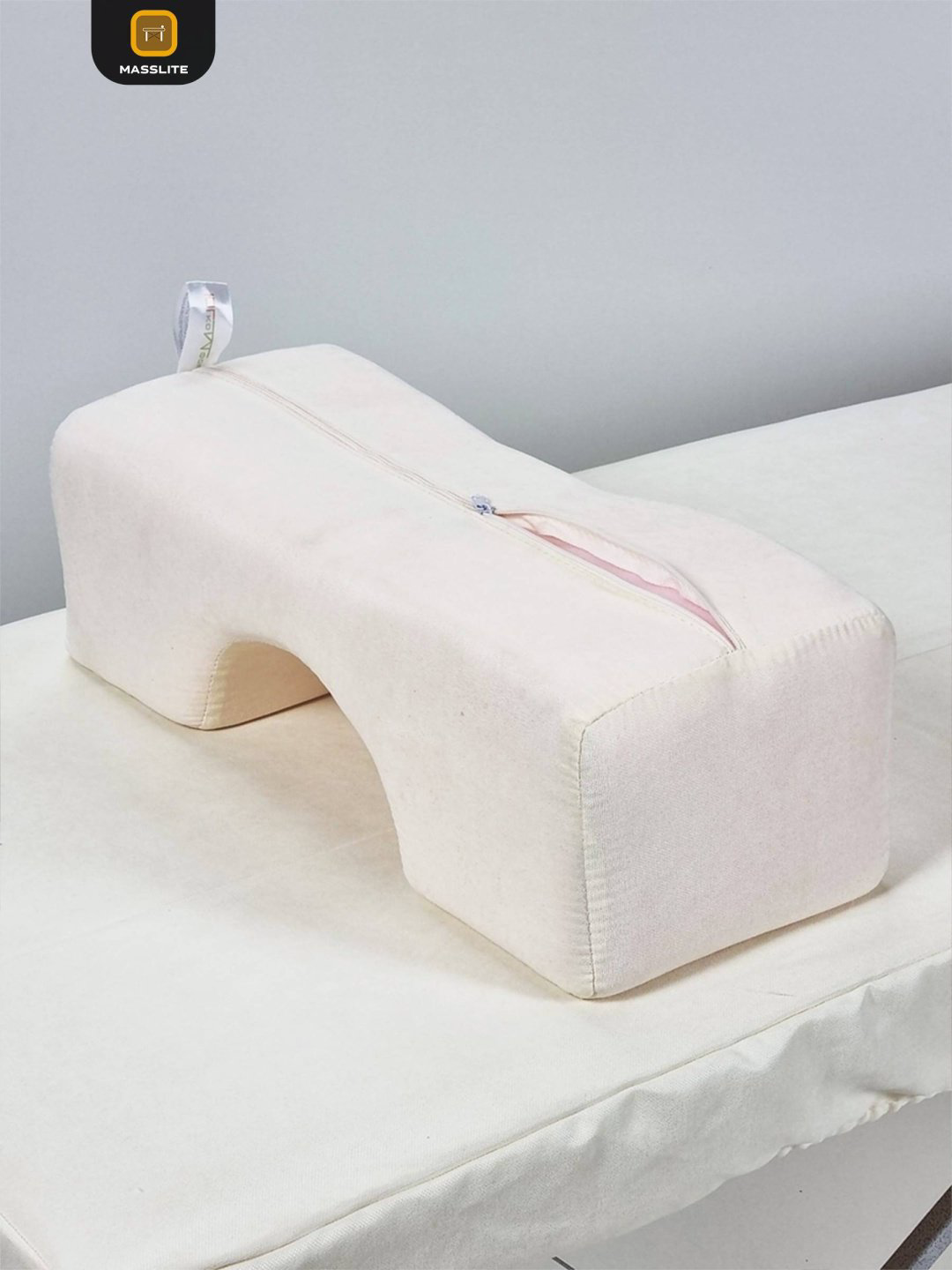 Подушка для шеи MassLite 15x51 см, пенополиуретан купить,NaN