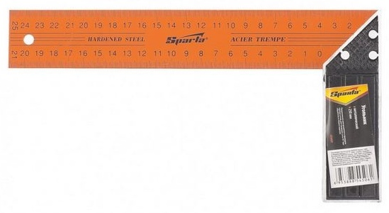 Угольник SPARTA металлический 250мм 323425 купить,730