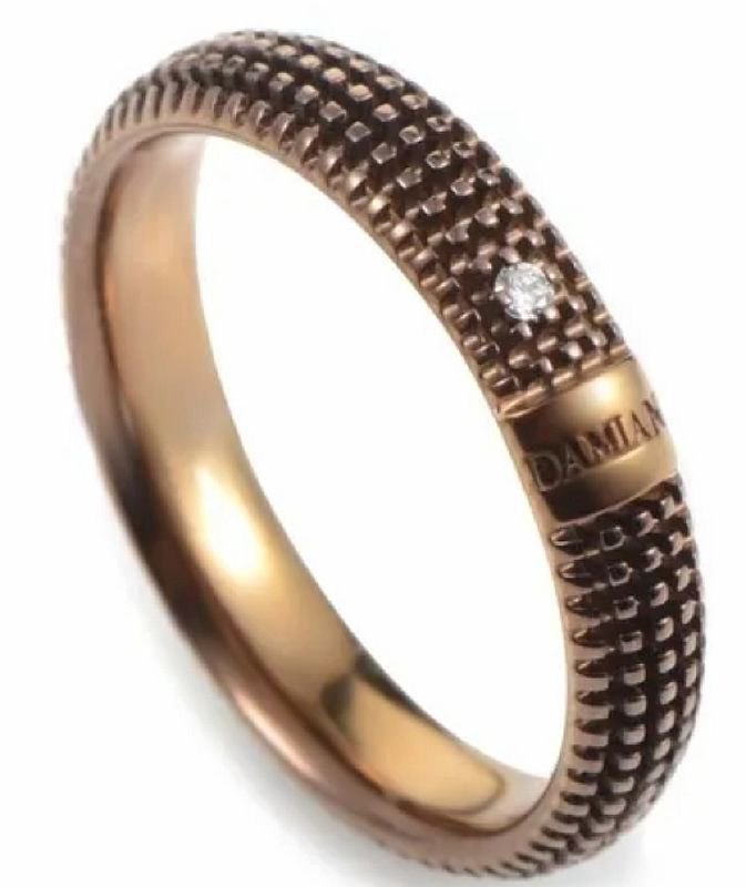 Кольцо Damiani 7510/744 д 15,5р 4,8гр 0,01ct.  купить,NaN