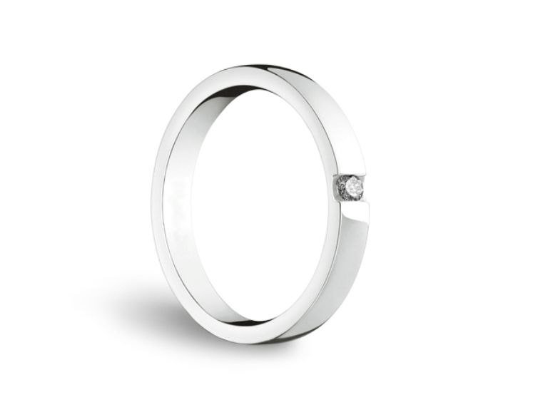 Кольцо Damiani 7487 д 17,5р 5,5гр 0,07ct. купить,NaN