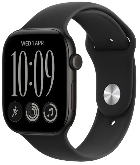 Смарт-часы Apple Watch Series 12 GPS 42mm S/M Black Aluminium Case with Black Sport Band купить,275000