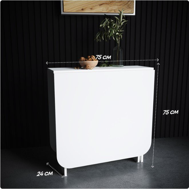 Стол-книжка Sanflor С2, 160х75x75 см, ЛДСП, белый купить,NaN