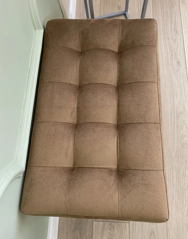 Банкетка 30256472_879328217, 62x39x43 см, коричневый, золотой купить,NaN