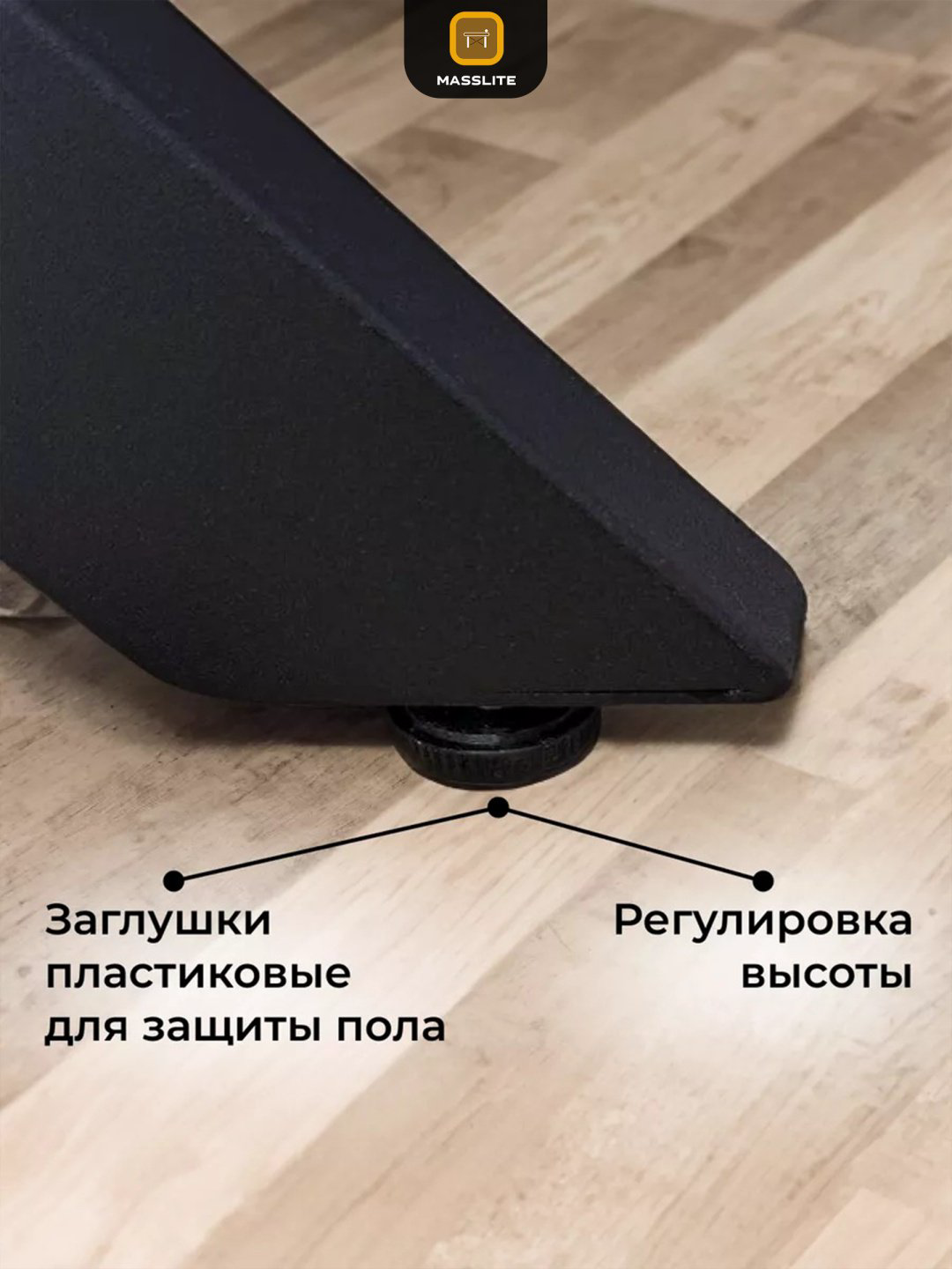 Раздвижной стол MassLite Веста 2, 120х90x75 см, МДФ, пластик, черный, темно-серый купить,NaN