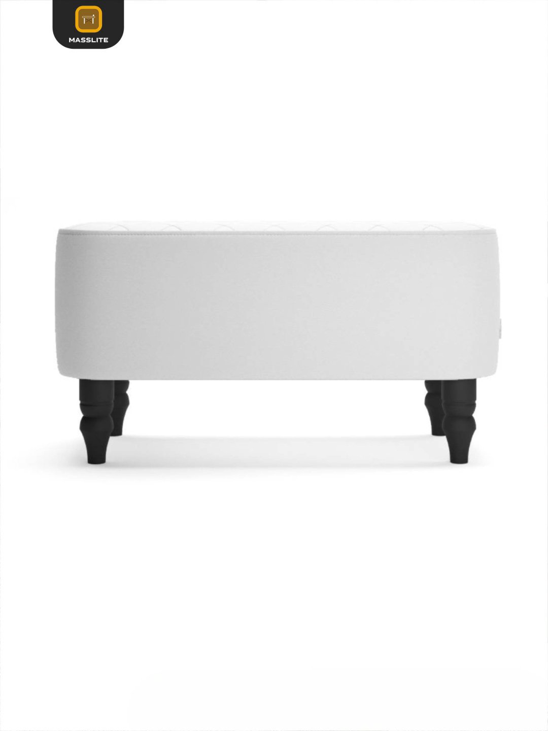 Банкетка MassLite АМ-1000241, 70x32x42 см, белый купить,NaN
