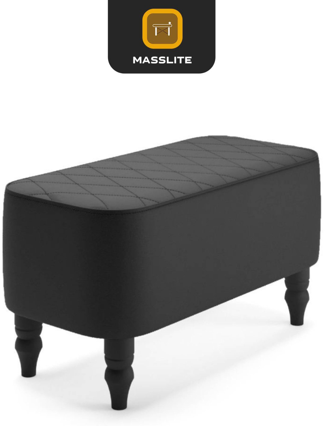 Банкетка MassLite АМ-1000244, 70x32x42 см, черный купить,NaN