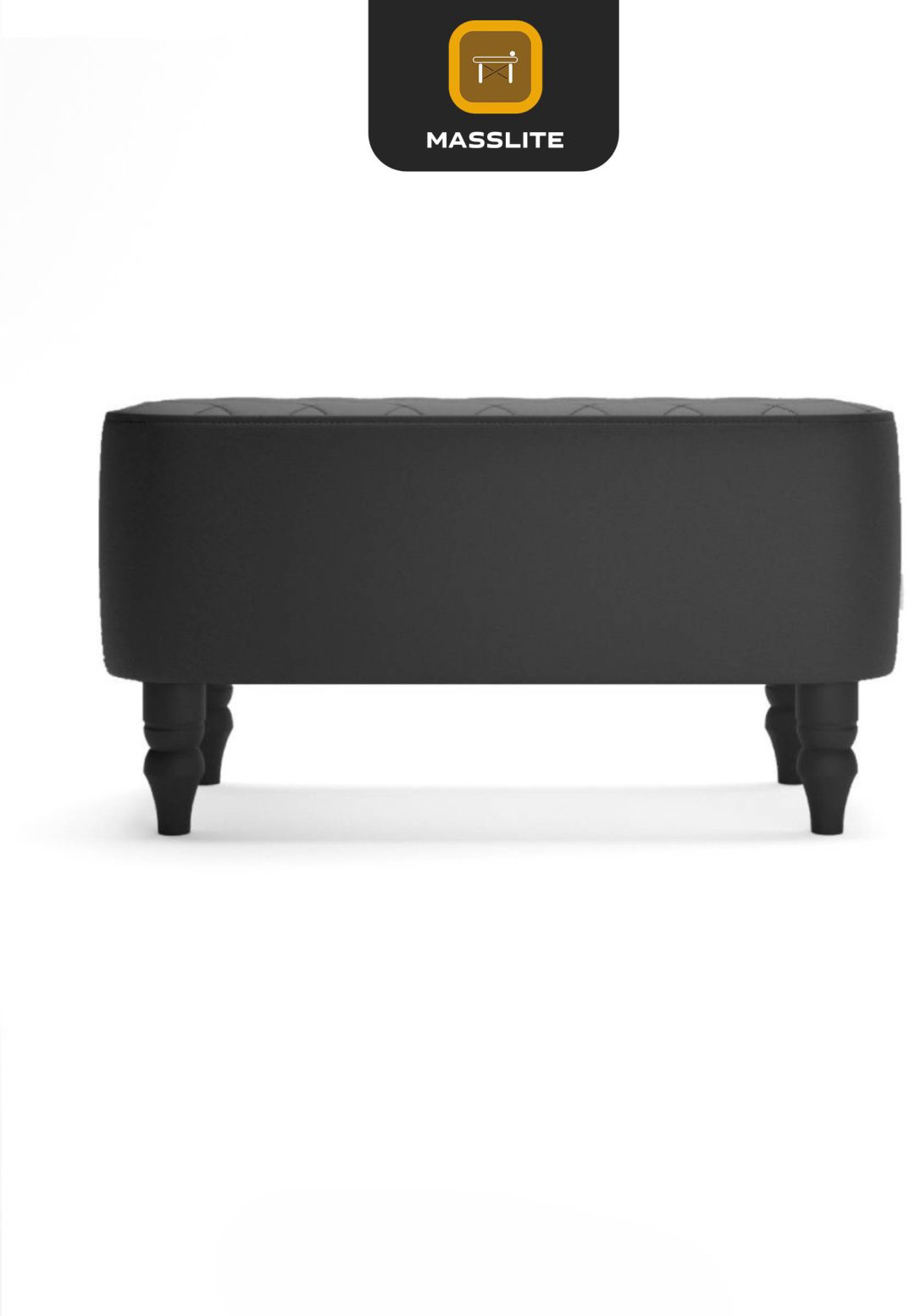 Банкетка MassLite АМ-1000244, 70x32x42 см, черный купить,NaN
