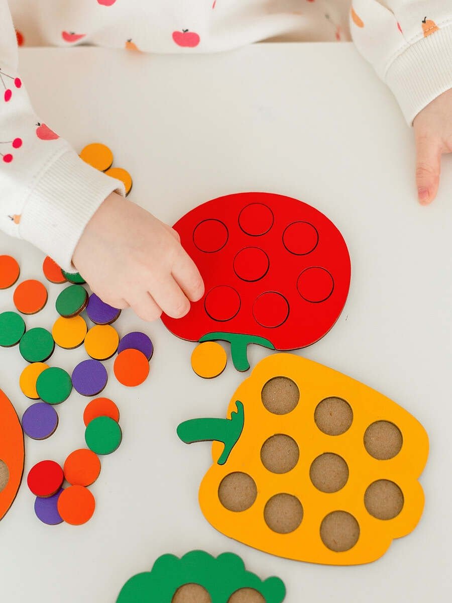 RadugaKids сортер мозаика для малышей Овощи RK1164 купить,NaN