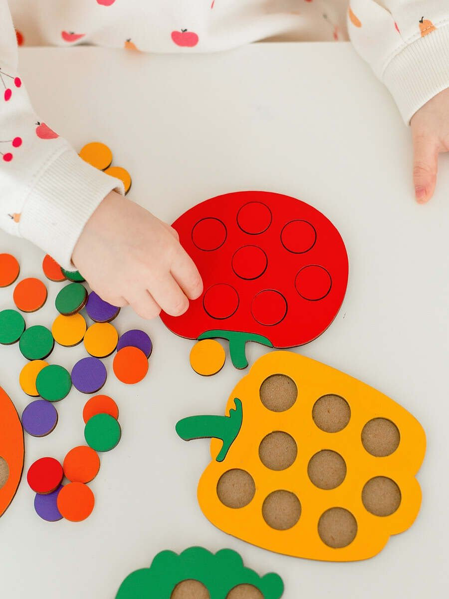 RadugaKids сортер мозаика для малышей Овощи RK1164 купить,NaN