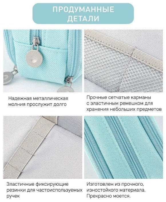 Пенал Angoo Special Angoo , застежка молния, голубой купить,NaN