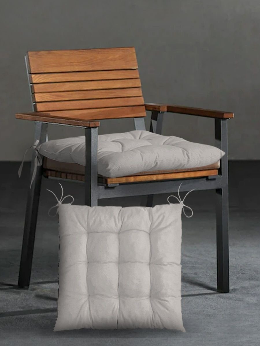 Подушка-сиденье 40x40 см, полиэстер