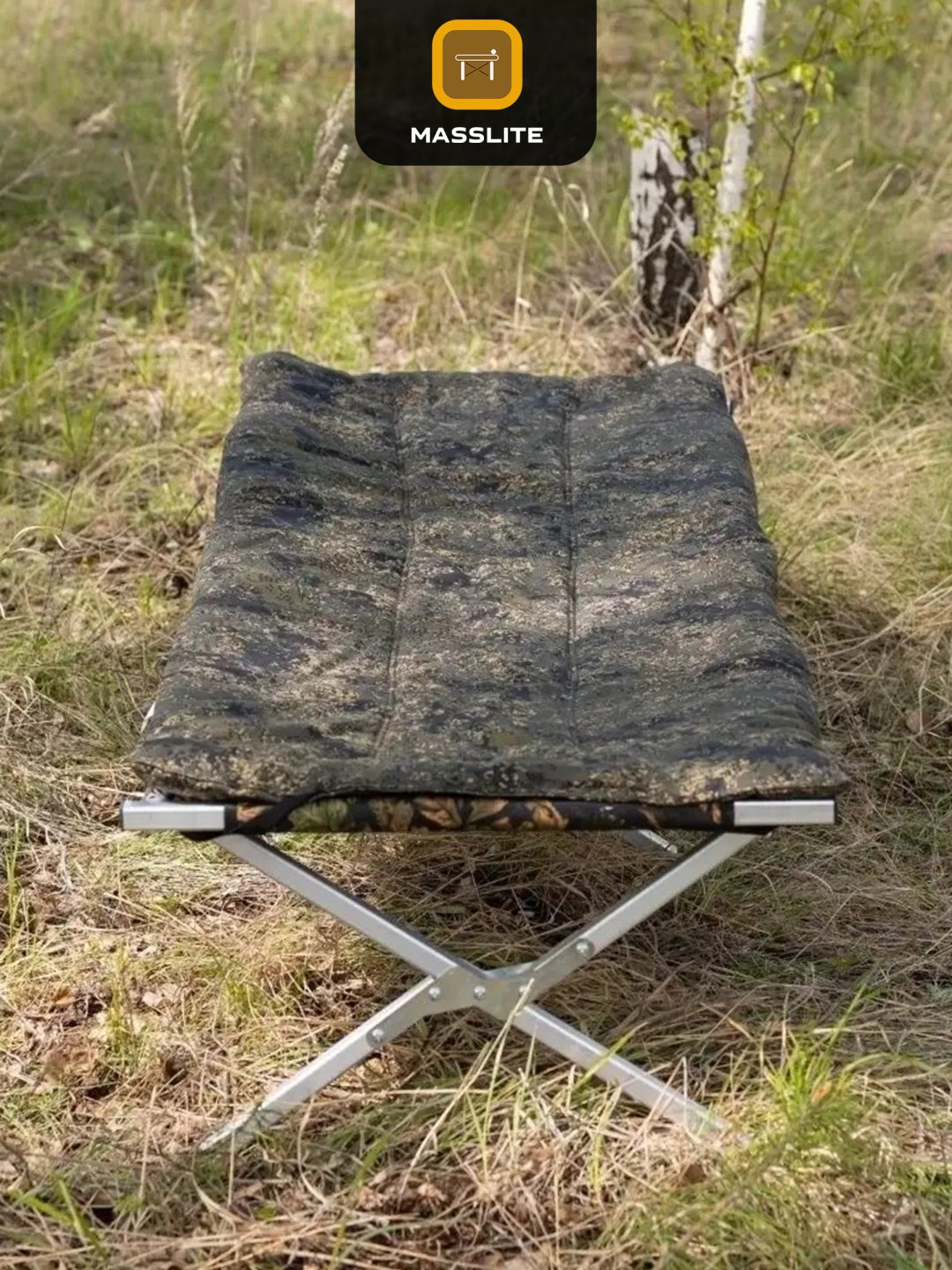 Раскладушка MassLite 65х190 см , мультиколор