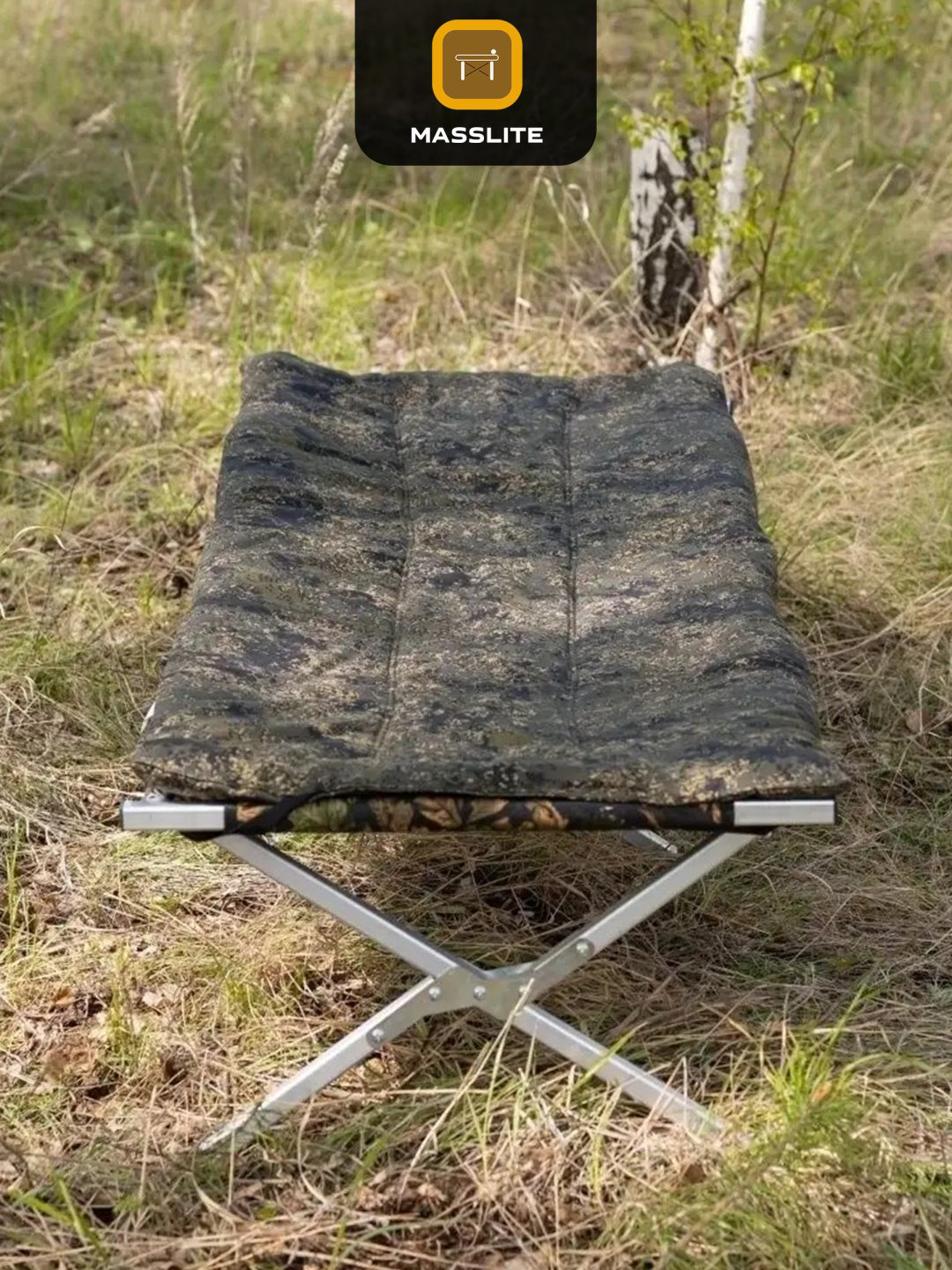 Раскладушка MassLite 65х190 см , мультиколор купить,NaN