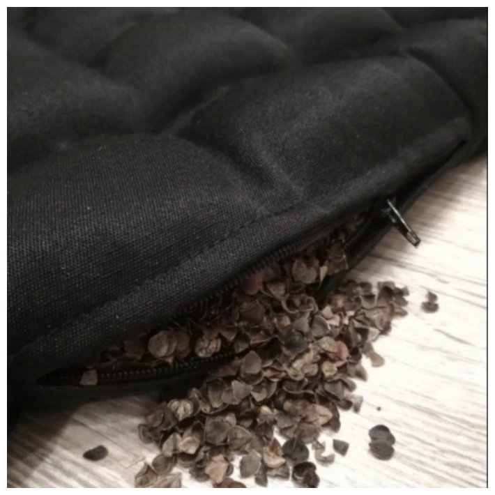 Ортопедическая подушка-сиденье Smart Textile 40x40 см, гречневая шелуха купить,NaN