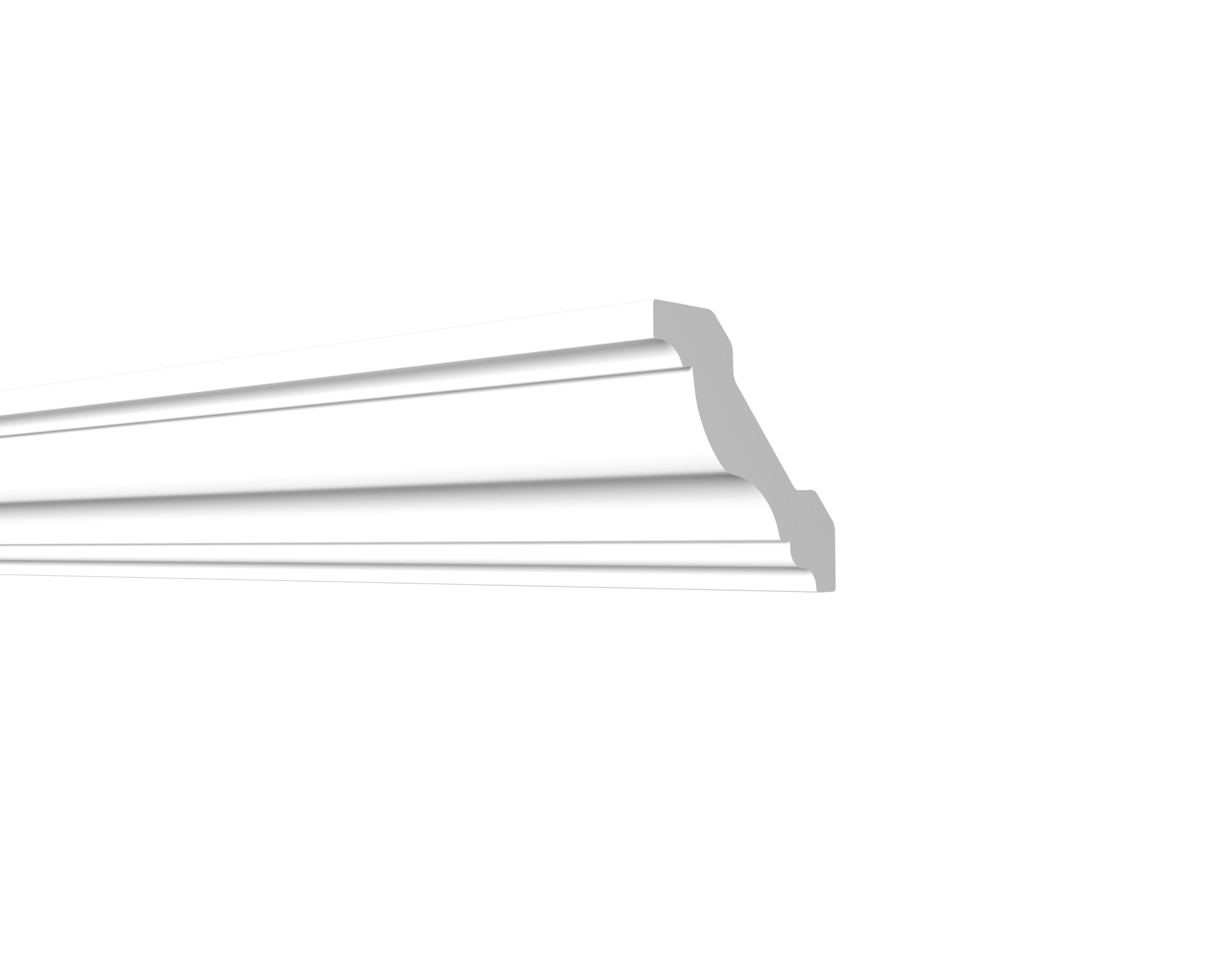 Плинтус потолочный Decor-Dizayn DD21 44х40х2000/37 белый купить,NaN