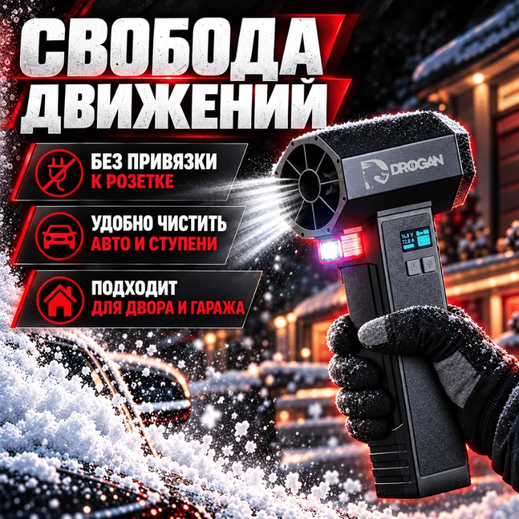 Воздуходувка Drogan X6 черная купить,69990