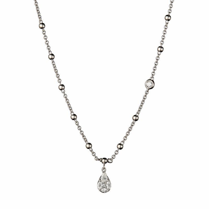 Колье Crivelli 6630 crv 45см 4,1гр 0,04ct 0,30ct.  купить,NaN