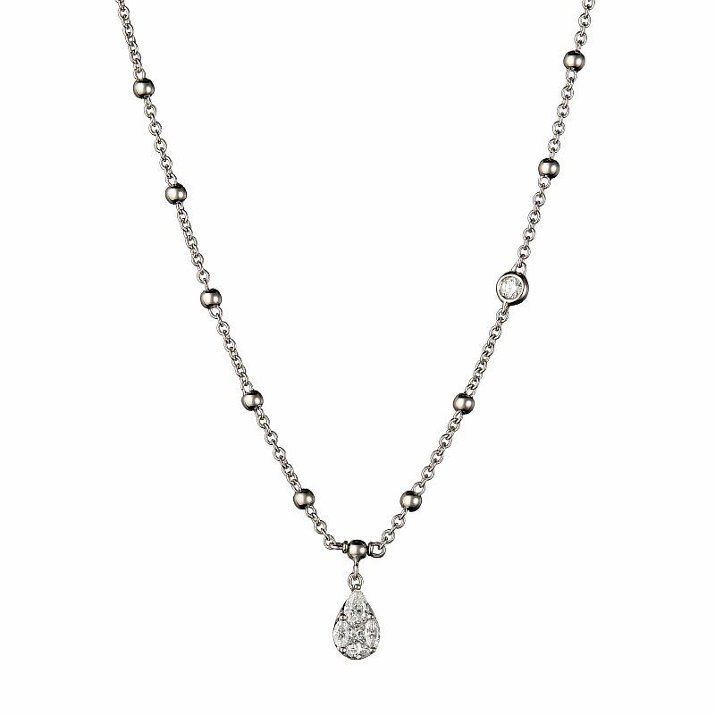 Колье Crivelli 6630 crv 45см 4,1гр 0,04ct 0,30ct.  купить,NaN