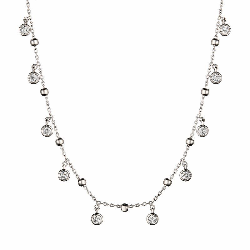Колье Crivelli 7028 crv 45см 5,60гр 0,50ct. купить,NaN