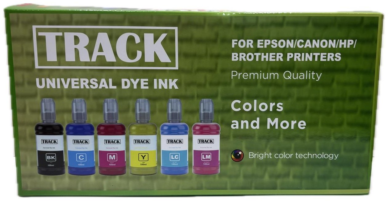 Чернила Track Universal DYE INK 100 мл многоцветный купить,4195