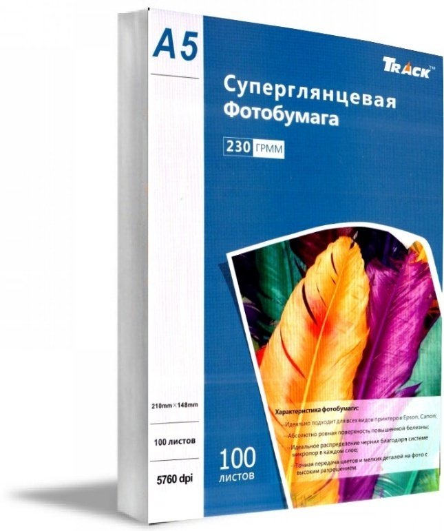 Track A5230GRGL бумага, A5, 100 шт, суперглянцевое покрытие купить,2490