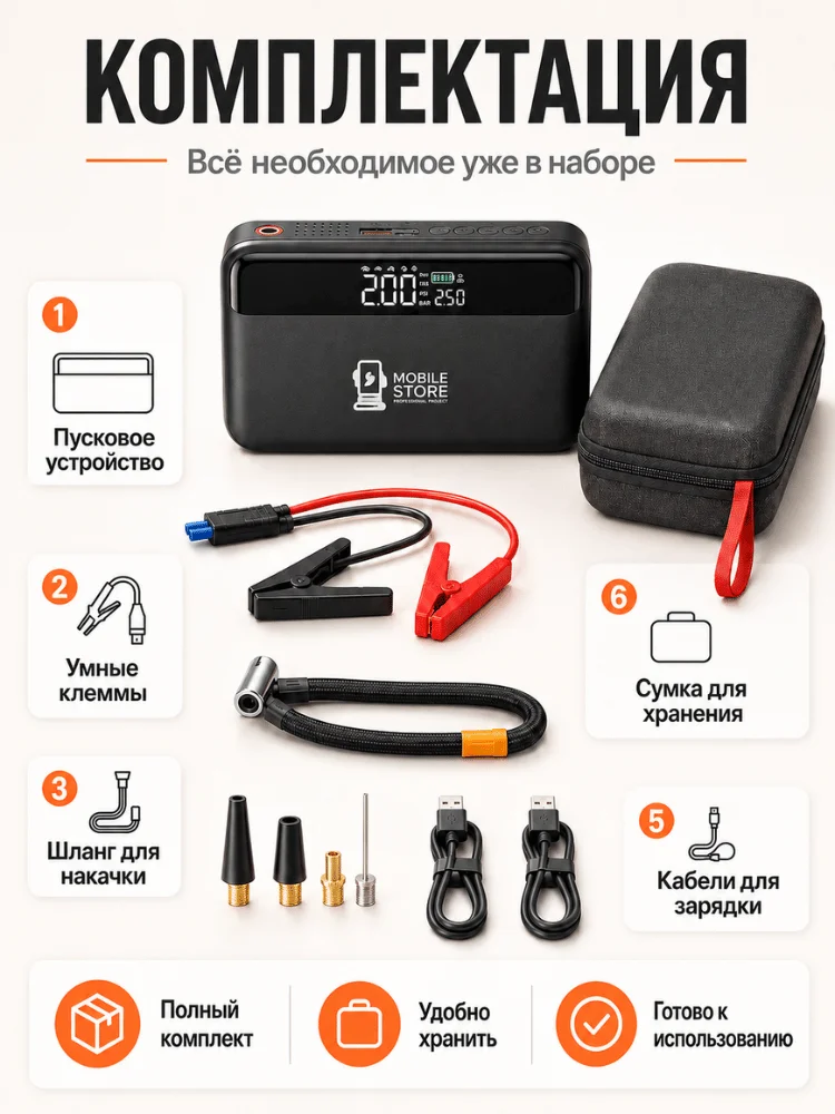 Пуско-зарядное устройство Mobile Store N-33 купить,31990
