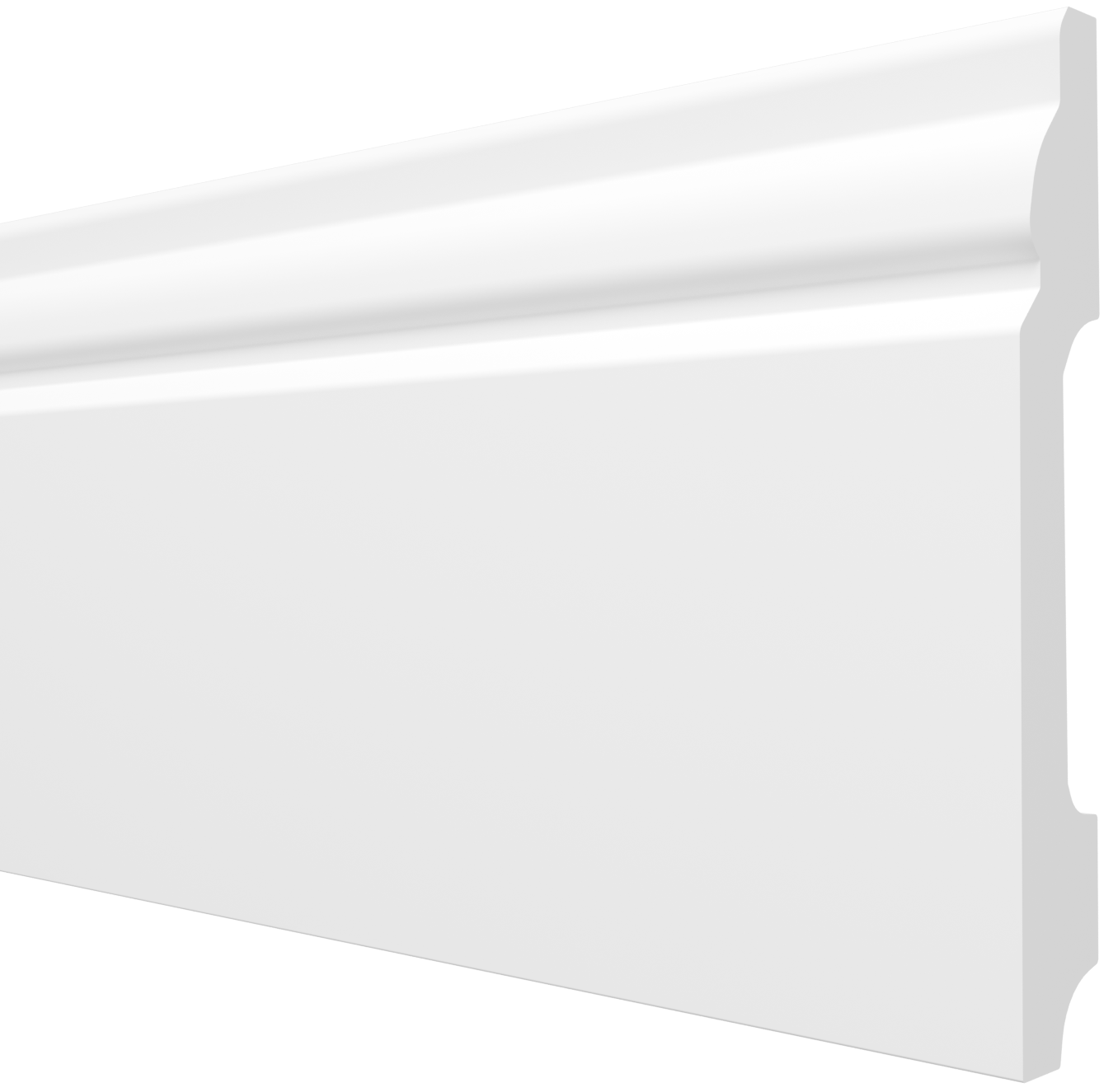 Плинтус напольный Decor-Dizayn DD15 99х14х2000/18 белый