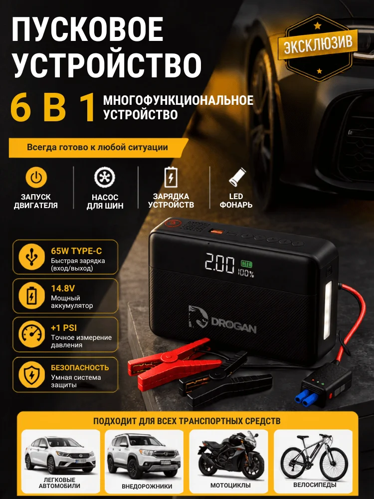 Пуско-зарядное устройство Drogan N33