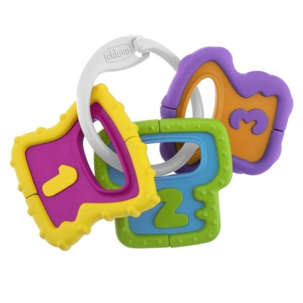 Погремушка Chicco Easy Grasp ключи 3м+