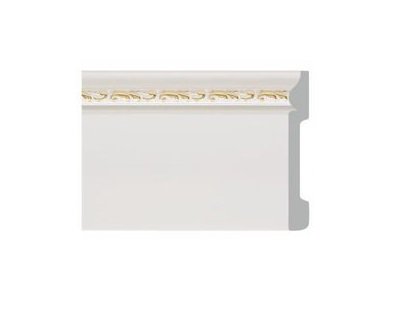 Плинтус напольный Decor-Dizayn 004G-60 белый купить,NaN
