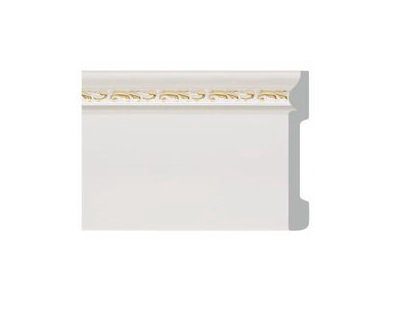 Плинтус напольный Decor-Dizayn 004G-60 белый купить,NaN