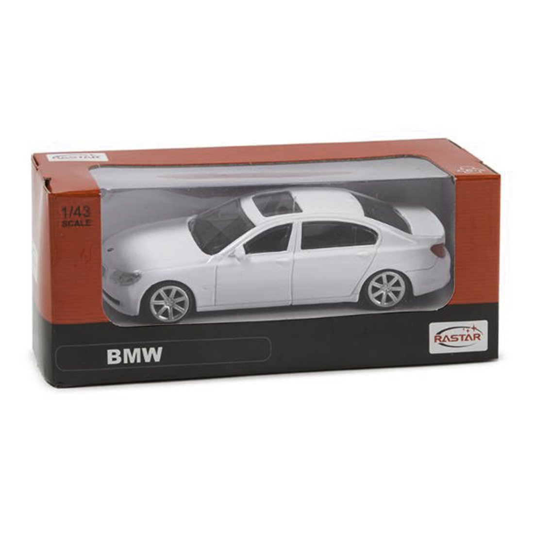 Машинка Rastar BMW 7 Series 37600W 1:43 белая