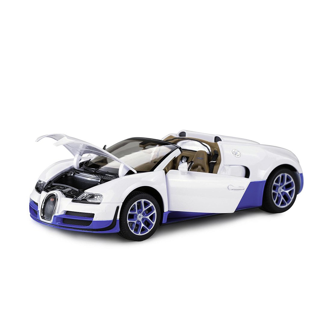 Металлическая машинка Rastar Bugatti Grand Sport Vitesse 43900W белая