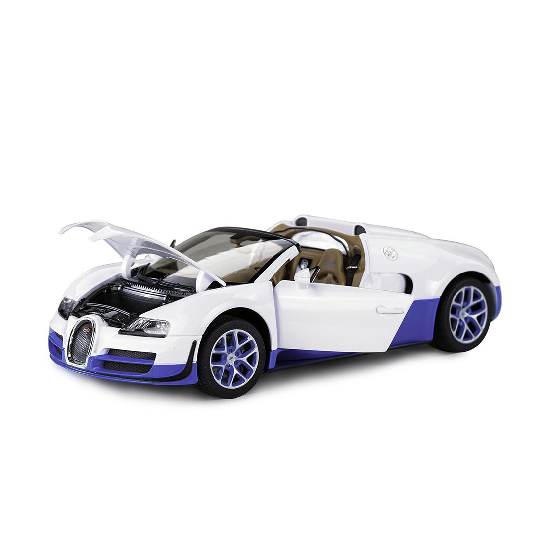 Металлическая машинка Rastar Bugatti Grand Sport Vitesse 43900W белая