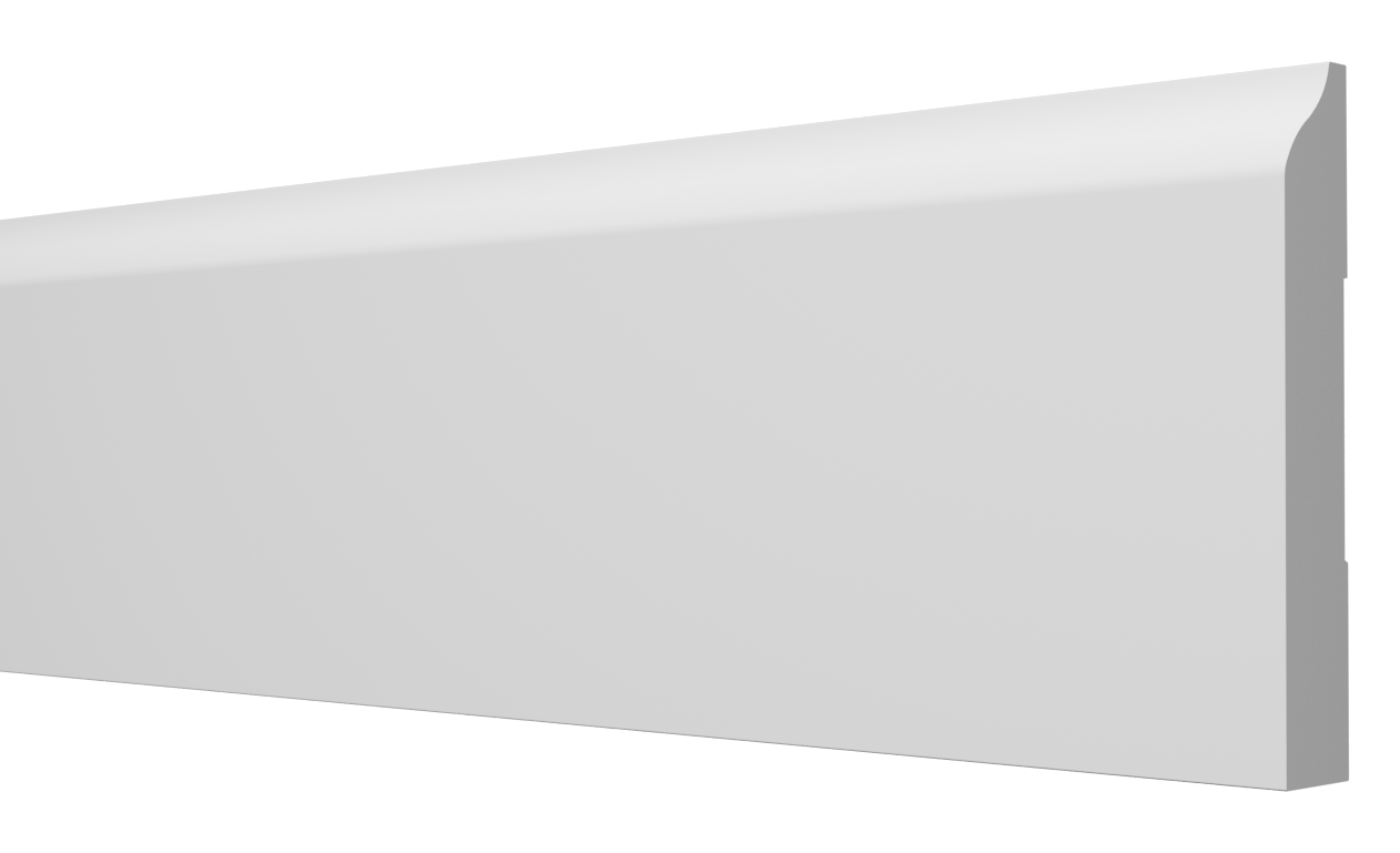 Плинтус напольный Decor-Dizayn DD47 82х13х2000/23 белый