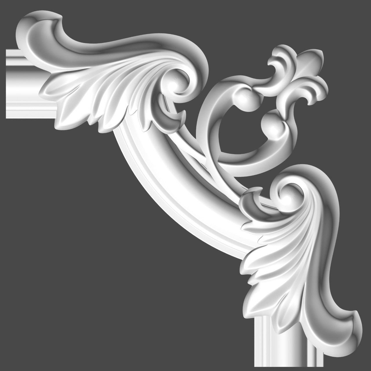 Угловая вставка для молдинга Decor-Dizayn DD35 115х115х12 мм купить,NaN