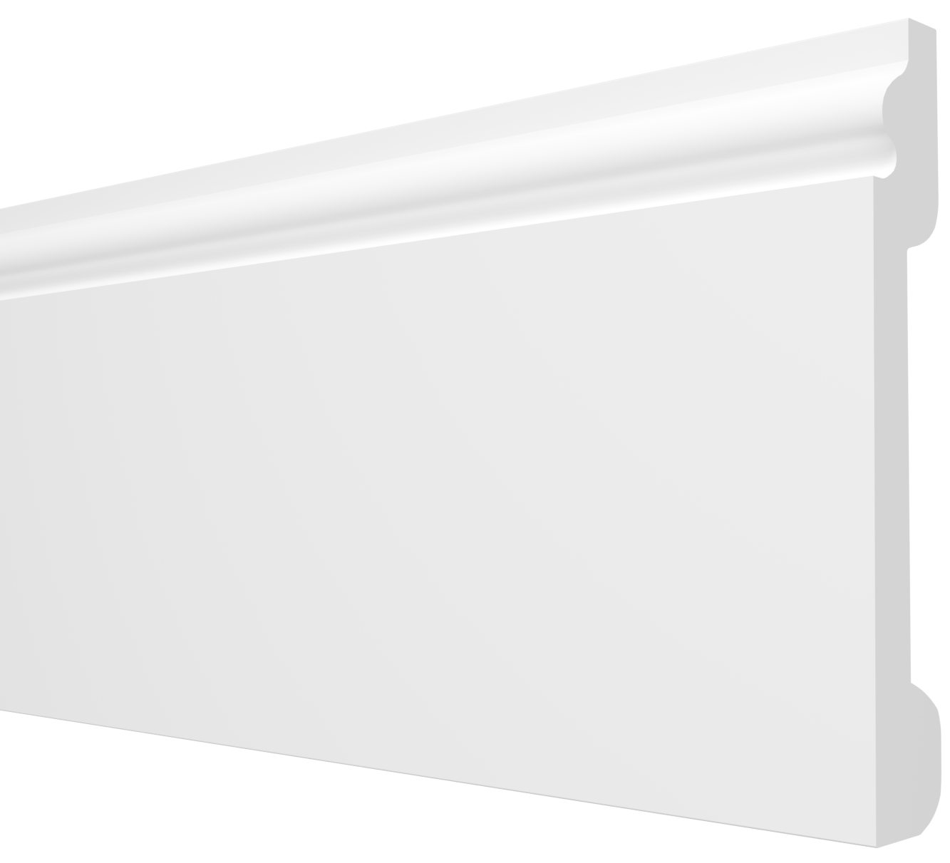 Плинтус напольный Decor-Dizayn DD31 138х20х2000/9 белый