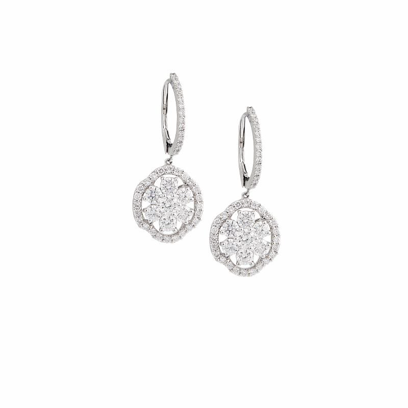 Серьги Crivelli 320-E3276-W 4.6гр 2.02крт купить,NaN