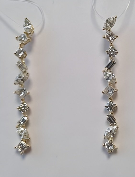 Серьги Damiani 81092669 3.63гр 1.85крт