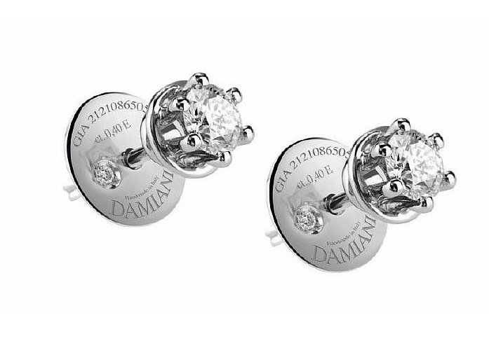 Серьги Damiani 81100302 3.38гр 0.31крт купить,NaN