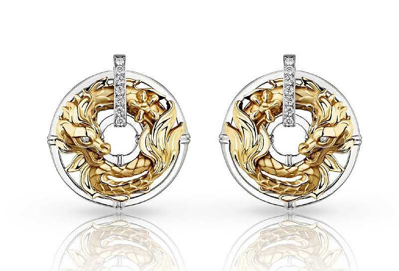 Серьги Carrera y Carrera 0112.3 14.75гр 0.19крт купить,5853000