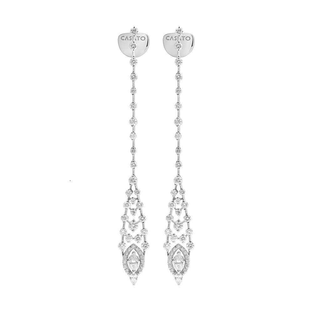 Серьги Casato ORX1174BT-W 8.3гр 2.76крт купить,NaN
